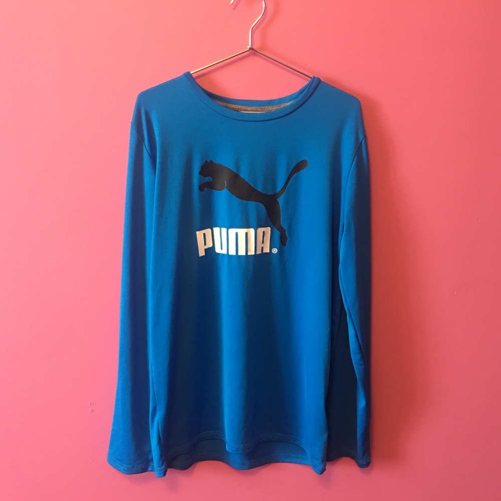 blue puma long sleeve